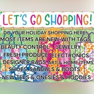 DO YOUR HOLIDAY SHOPPING HERE! MOST ITEMS ARE NWT.
